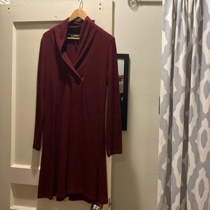 Karen Kane Red Long Sleeved Dress